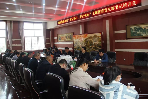 隴運集團公司召開“不忘初心、牢記使命”主題教育黨支部書記培訓會