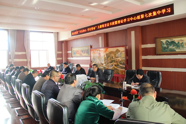 隴運集團(tuán)公司黨委召開“不忘初心、牢記使命”主題教育讀書班暨理論學(xué)習(xí)中心組第七次集中學(xué)習(xí)（擴(kuò)大）會議